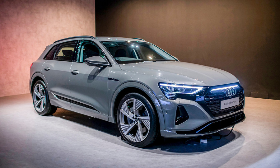 Q8 e-tron là mẫu SUV lớn và cao cấp nhất của hãng Audi. Ảnh: ST