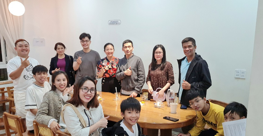 Một buổi sinh hoạt của The Star English Club. Ảnh: ĐVCC Một buổi sinh hoạt của The Star English Club. Ảnh: ĐVCC