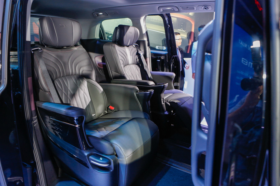 Không gian nội thất của M8 được hãng trang bị các chất liệu cao cấp. Ảnh: ST Không gian nội thất của M8 được hãng trang bị các chất liệu cao cấp. Ảnh: ST