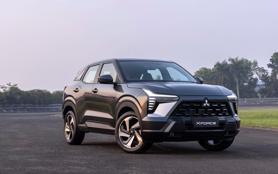 Mitsubishi XForce có thiết kế mạnh mẽ đặc trưng của các mẫu xe SUV. Ảnh: ST. Mitsubishi XForce có thiết kế mạnh mẽ đặc trưng của các mẫu xe SUV. Ảnh: ST.