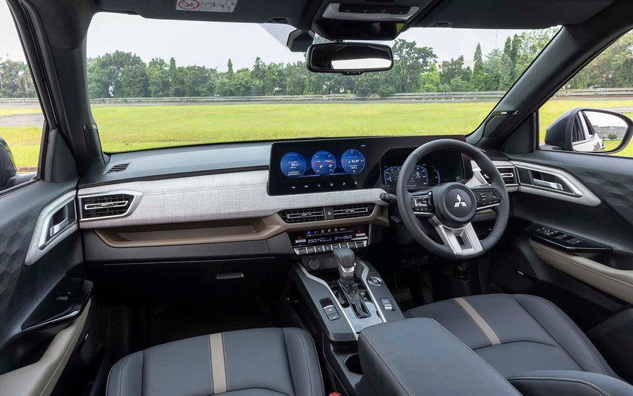 Nội thất xe Mitsubishi XForce. Ảnh: ST. Nội thất xe Mitsubishi XForce. Ảnh: ST.