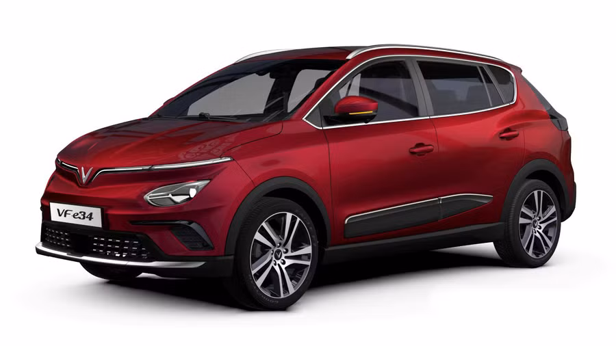 VF e34 là mẫu xe điện đầu tiên của VinFast mở bán tại thị trường Việt Nam. Ảnh: ST.