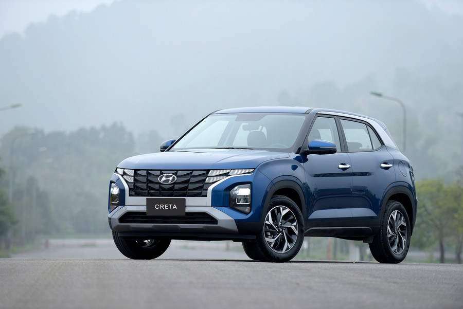 Hyundai Creta có thiết kế thể thao, trẻ trung, mạnh mẽ. Ảnh: ST