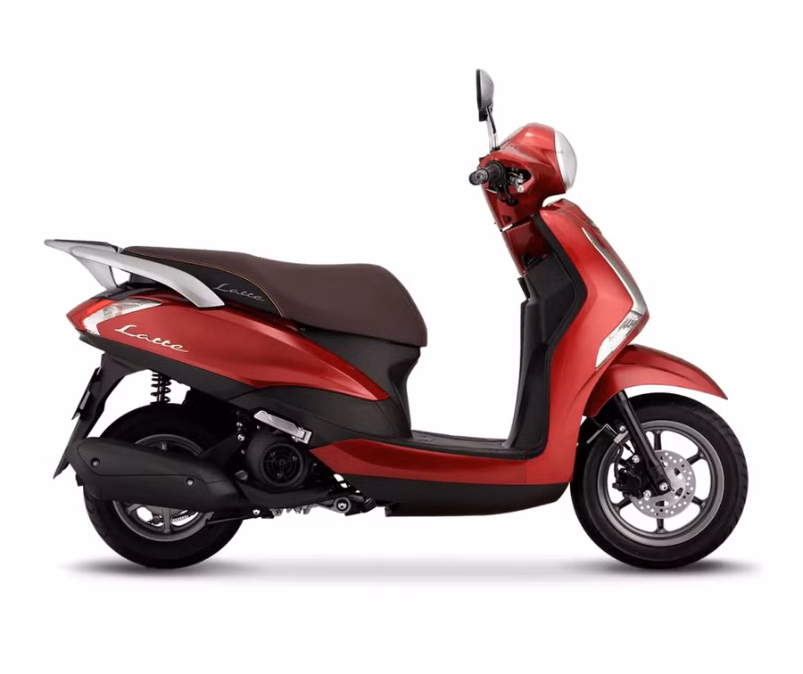 Thiết kế Latte màu đỏ. Nguồn: Yamaha