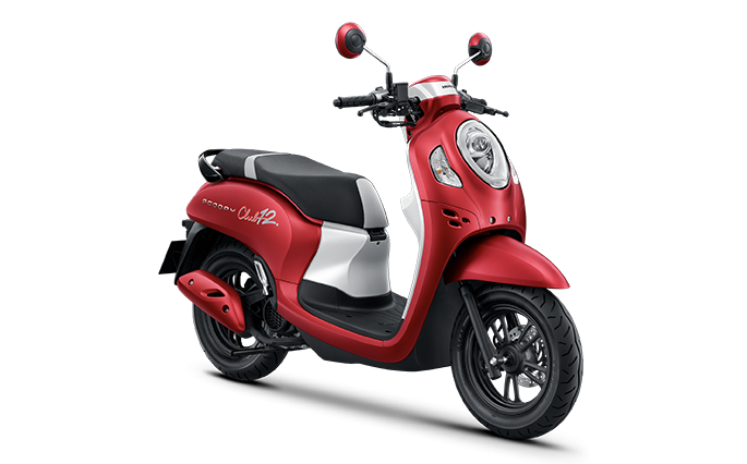 Honda Scoopy màu đỏ nhám. (Nguồn: Honda)