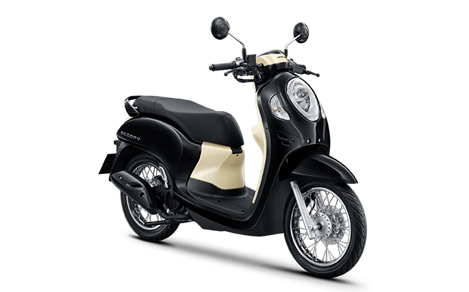 Honda Scoopy đen Sporty. (Nguồn: Honda)