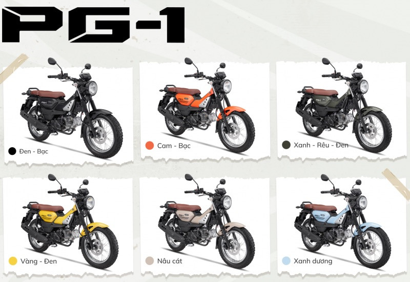 Bảng màu PG-1. (Nguồn: Yamaha)