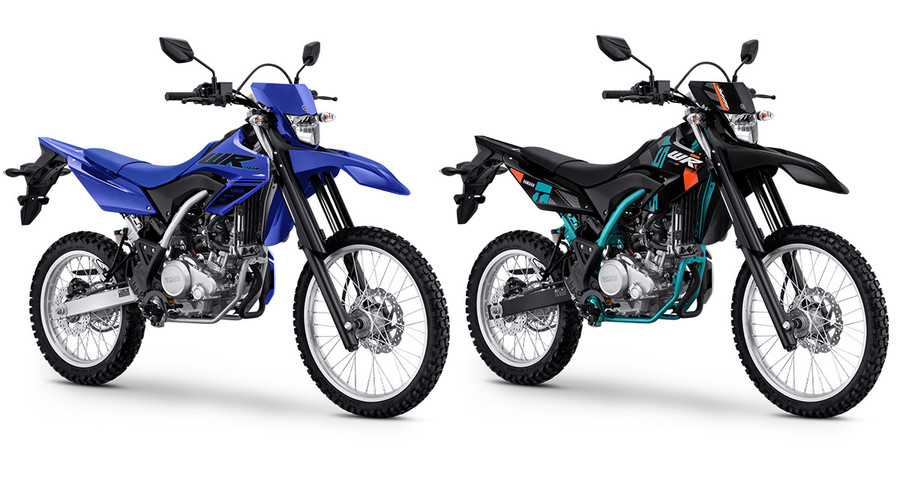 Yamaha WR155R 2024 màu xanh và màu xanh đen. (Nguồn: Yamaha)