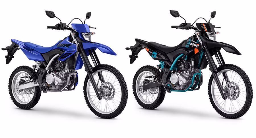 Yamaha WR155R 2024 màu xanh và màu xanh đen. (Nguồn: Yamaha)