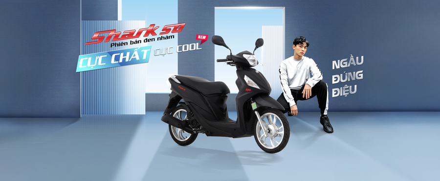 Xe Shark 50. (Nguồn: SYM)