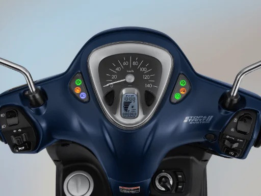 Mặt đồng hồ LCD. Nguồn: Yamaha