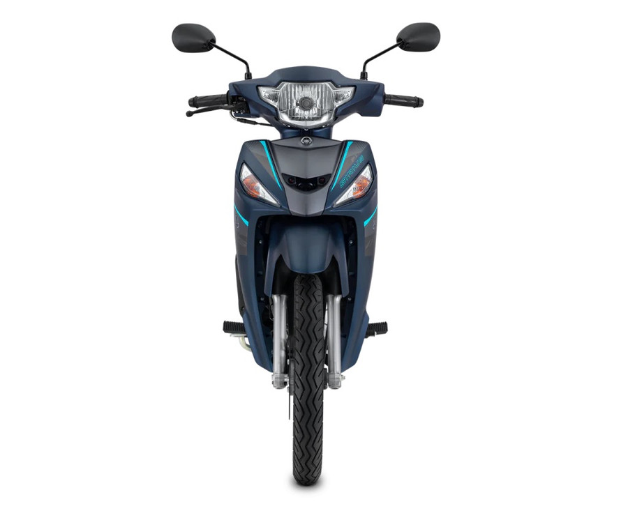 Hai đèn định vị Sirius FI 2024 được gom lại đặt kề với cụm đèn pha (Nguồn: Yamaha) Hai đèn định vị Sirius FI 2024 được gom lại đặt kề với cụm đèn pha (Nguồn: Yamaha)