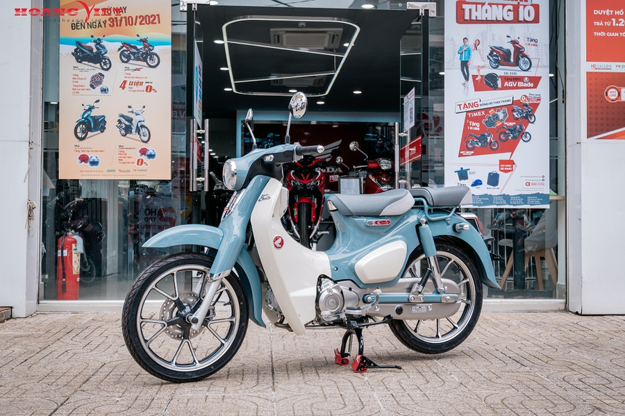 Honda Super Cub C125 2024 màu xanh xám (Nguồn: Honda)