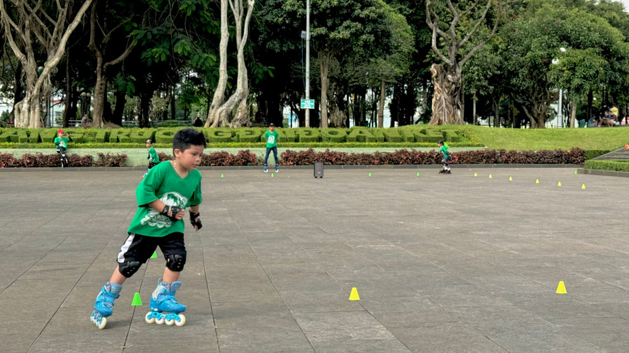 Các thí sinh đang trong vòng thi tại Quảng trường Đại Đoàn Kết TP. Pleiku. Ảnh: Thảo Nhi Các thí sinh đang trong vòng thi tại Quảng trường Đại Đoàn Kết TP. Pleiku. Ảnh: Thảo Nhi