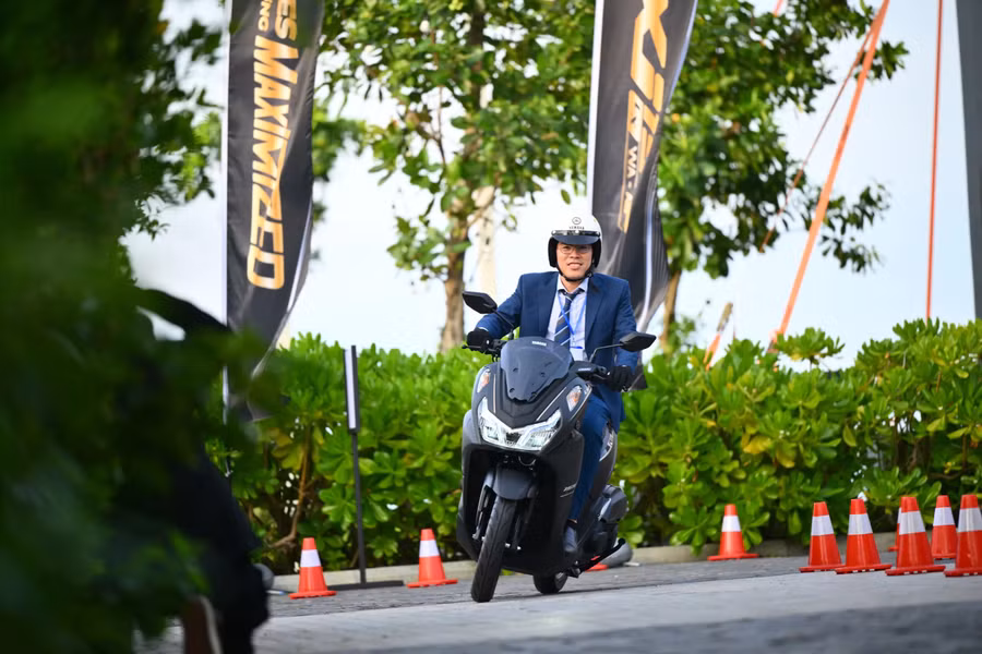 Bán xe LEXi to tạo sự an toàn. (Nguồn: Yamaha) Bán xe LEXi to tạo sự an toàn. (Nguồn: Yamaha)