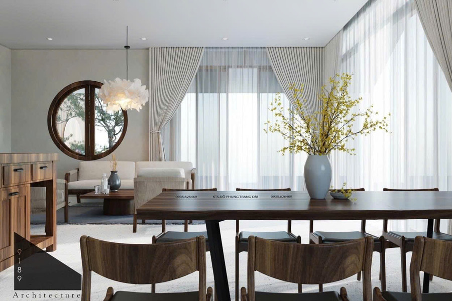 Phòng khách của căn nhà tại đường Hùng Vương, thị Trấn Chư Sê, tỉnh Gia Lai. (Nguồn: NVCC)