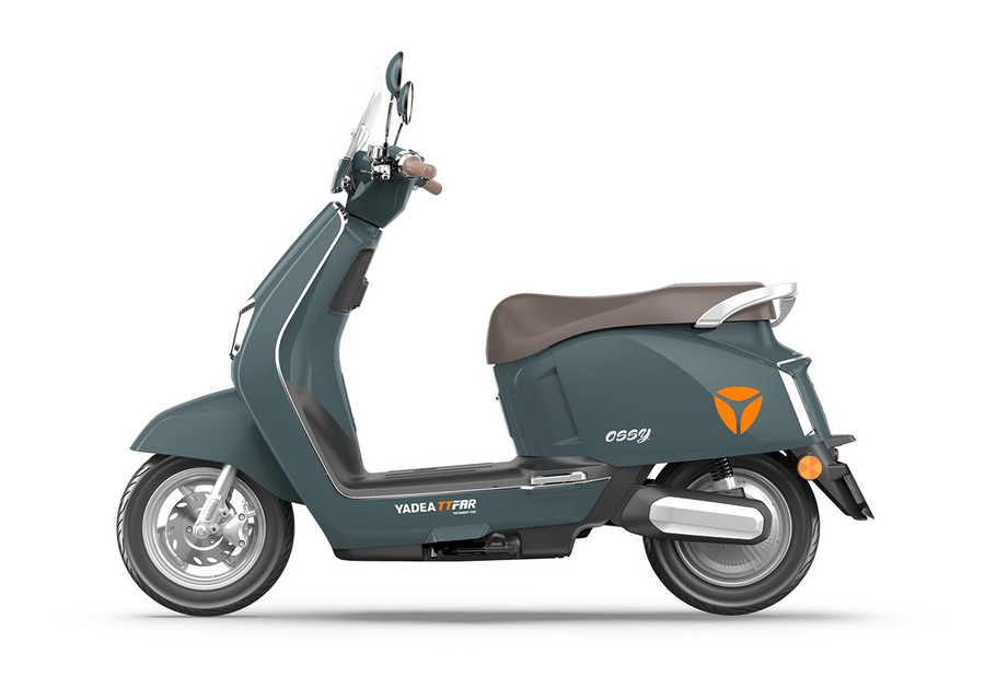 Yadea Ossy màu xanh. (Nguồn: Yadea)