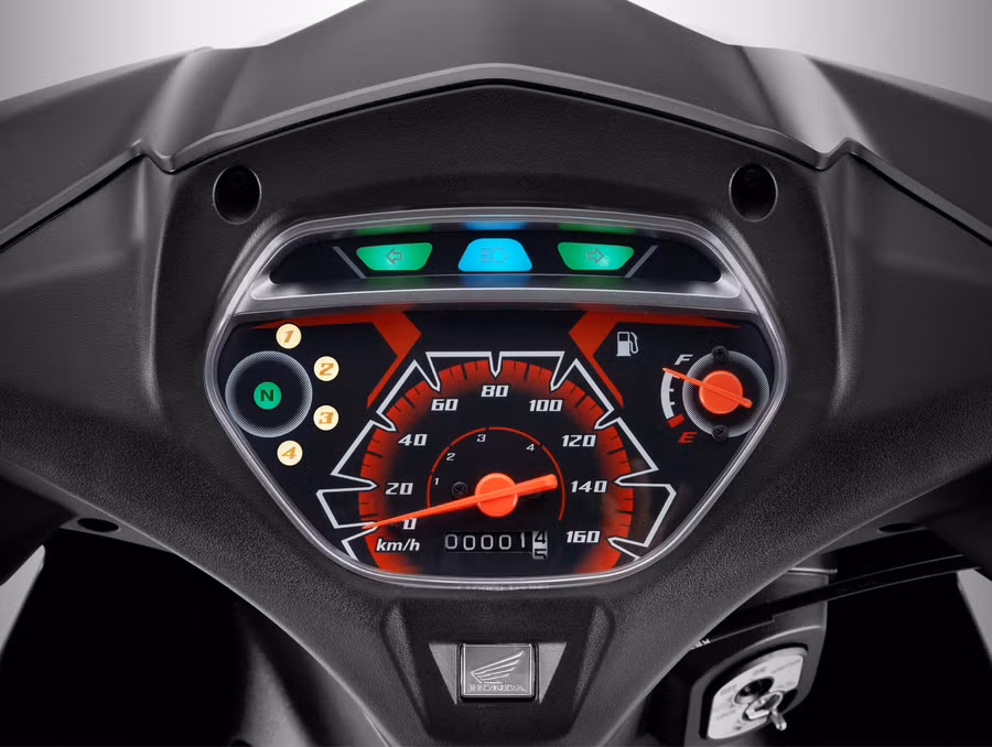 Mặt đồng hồ Honda Blade hiện đại. (Nguồn: Honda)