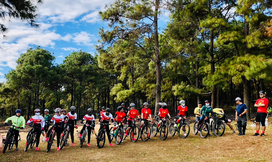 Chương trình đã thu hút 70 vận động viên tham gia. Ảnh: Nhật Hào