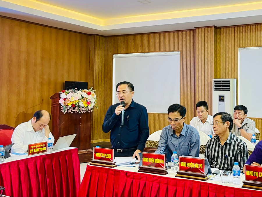 Các đại biểu phát biểu ý kiến đóng góp tại Hội nghị. Ảnh: Nhật Hào Các đại biểu phát biểu ý kiến đóng góp tại Hội nghị. Ảnh: Nhật Hào