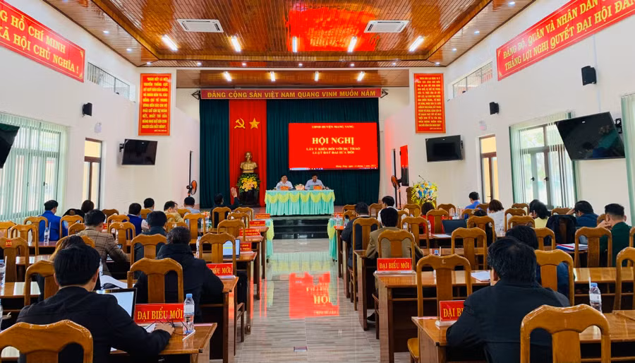 Quang cảnh Hội nghị. Ảnh Hồng Thương Quang cảnh Hội nghị. Ảnh Hồng Thương