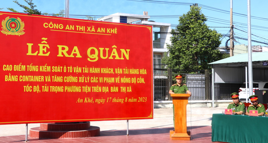 Quang cảnh lễ ra quân. Ảnh: Ngọc Minh Quang cảnh lễ ra quân. Ảnh: Ngọc Minh