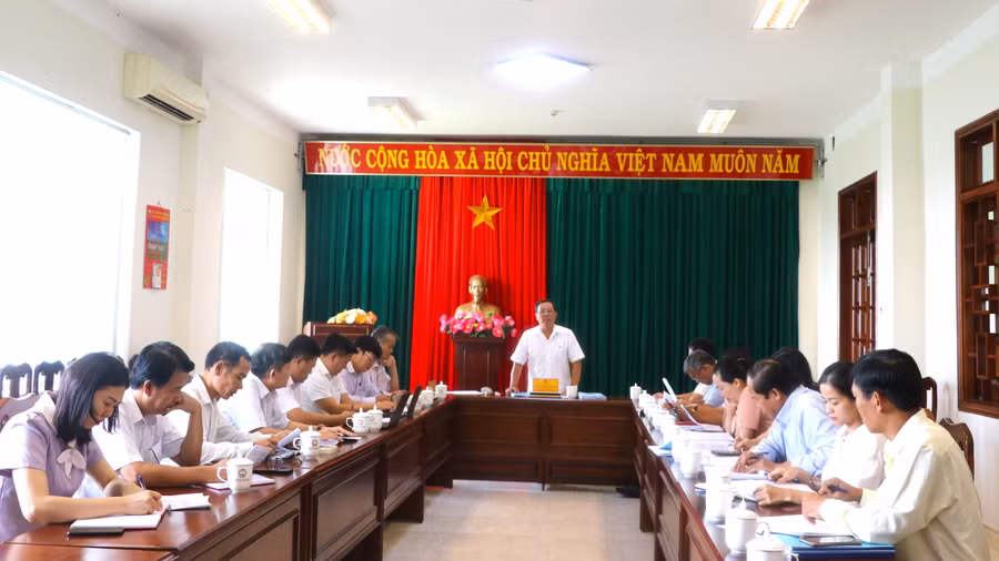 Quang cảnh buổi giám sát. Ảnh: Ngọc Minh