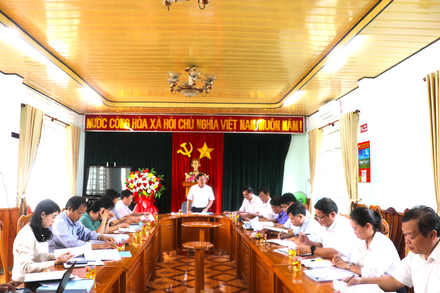 Quang cảnh buổi giám sát. Ảnh: Ngọc Minh