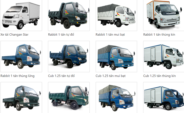 Một số sản phẩm ô tô của VEAM. Nguồn: VEAM Một số sản phẩm ô tô của VEAM. Nguồn: VEAM