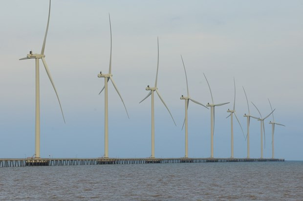 Điện gió ngoài khơi cung cấp một nguồn năng lượng cho phát triển kinh tế-xã hội. (Ảnh: Đức Duy/Vietnam+)