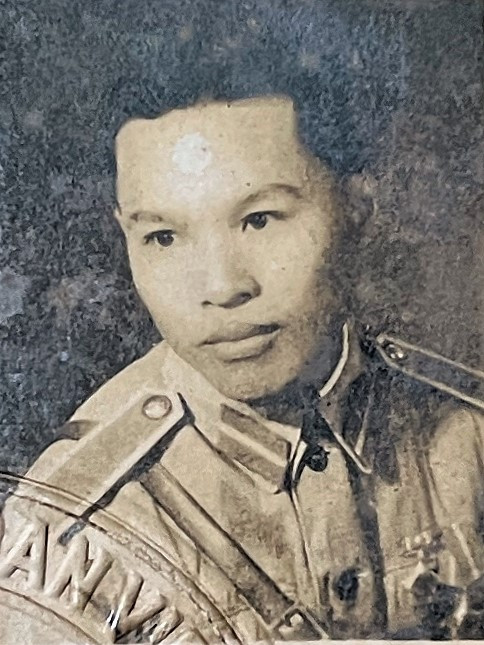 Hạ sĩ Nguyễn Trung Cang, học viên Trường Sĩ quan Lục quân Việt Nam, năm 1962. Ảnh: TƯ LIỆU Hạ sĩ Nguyễn Trung Cang, học viên Trường Sĩ quan Lục quân Việt Nam, năm 1962. Ảnh: TƯ LIỆU