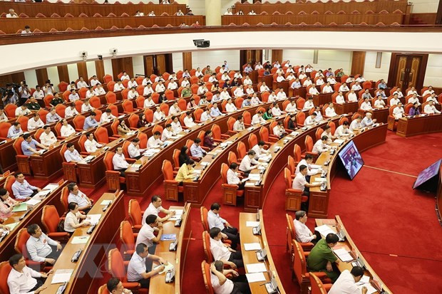 Các lãnh đạo Đảng, Nhà nước và đại biểu dự hội nghị. (Ảnh: Trí Dũng/TTXVN) Các lãnh đạo Đảng, Nhà nước và đại biểu dự hội nghị. (Ảnh: Trí Dũng/TTXVN)