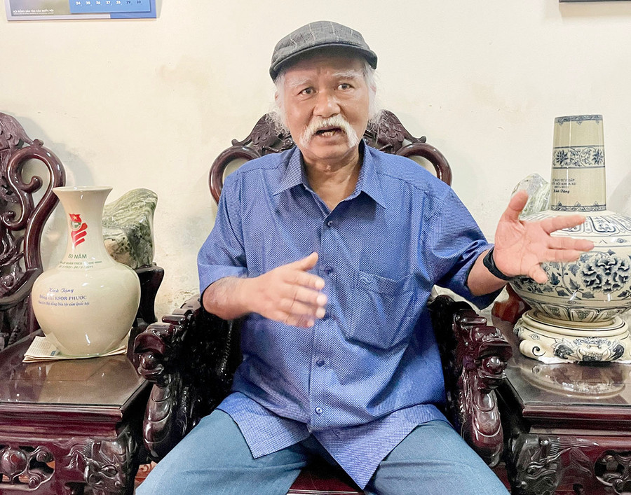 Ông Ksor Phước-nguyên Chủ tịch Hội đồng Dân tộc của Quốc hội cho rằng cần quan tâm gìn giữ, phát huy bản sắc văn hóa các dân tộc, sao cho đồng bào thấy tự hào về bản sắc của dân tộc mình, trên một đất nước tự do. Ảnh: Minh Triều