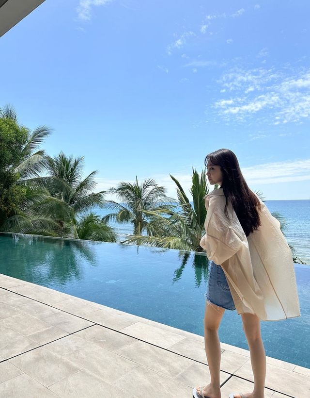 Park Bo Young đăng ảnh tại Nha Trang. ẢNH: INSTAGRAM NV