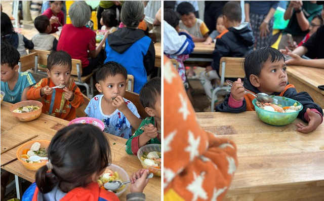 Nhóm bạn trẻ tại Đà Nẵng chuẩn bị cho các bé bữa ăn ngon. Nhóm bạn trẻ tại Đà Nẵng chuẩn bị cho các bé bữa ăn ngon.