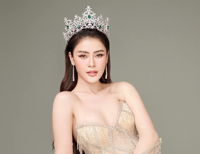 Hoa hậu Lý Kim Thảo đăng ký dự thi Miss Universe Vietnam 2023 vì muốn nâng cấp bản thân ở một đấu trường nhan sắc lớn hơn. Ảnh: FBNV