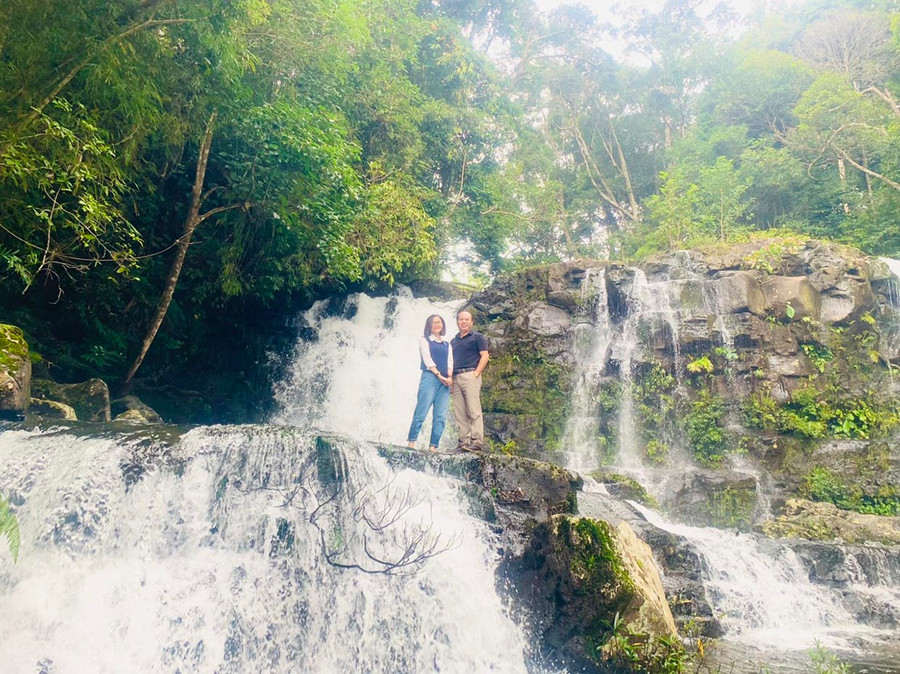 Thác Rêu là một trong những thác nước đẹp của Khu Bảo tồn thiên nhiên Kon Chư Răng. Ảnh: V.T.T Thác Rêu là một trong những thác nước đẹp của Khu Bảo tồn thiên nhiên Kon Chư Răng. Ảnh: V.T.T