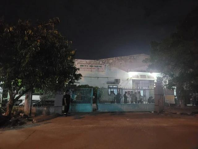 Vụ nổ xảy ra ở Công ty CP Thiên Phúc. Ảnh: H.T Vụ nổ xảy ra ở Công ty CP Thiên Phúc. Ảnh: H.T