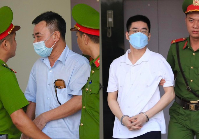 Vụ Chuyến bay giải cứu: Bên trong chiếc cặp bí ấn chứa rượu hay hàng trăm ngàn USD? - Ảnh 1. Bị cáo Nguyễn Anh Tuấn (trái) và bị cáo Hoàng Văn Hưng