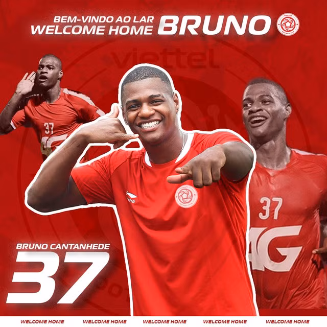 CLB Viettel chiêu mộ ngoại binh thay Geovane, là cái tên rất quen thuộc - Ảnh 1. Chân sút Bruno Cunha trở lại CLB Viettel