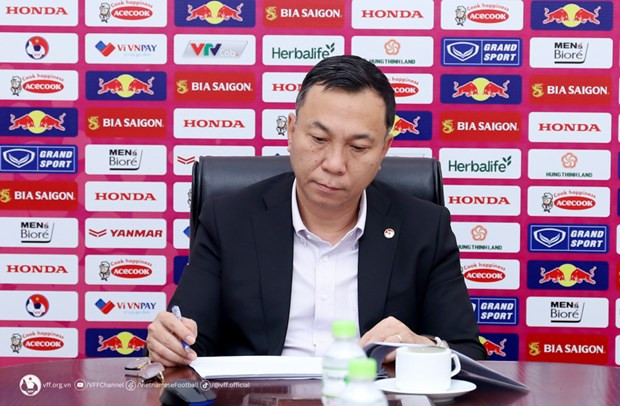 Chủ tịch Liên đoàn Bóng đá Việt Nam (VFF) Trần Quốc Tuấn tham dự cuộc họp với tư cách ủy viên Ban Chấp hành AFC. (Nguồn: VFF) Chủ tịch Liên đoàn Bóng đá Việt Nam (VFF) Trần Quốc Tuấn tham dự cuộc họp với tư cách ủy viên Ban Chấp hành AFC. (Nguồn: VFF)