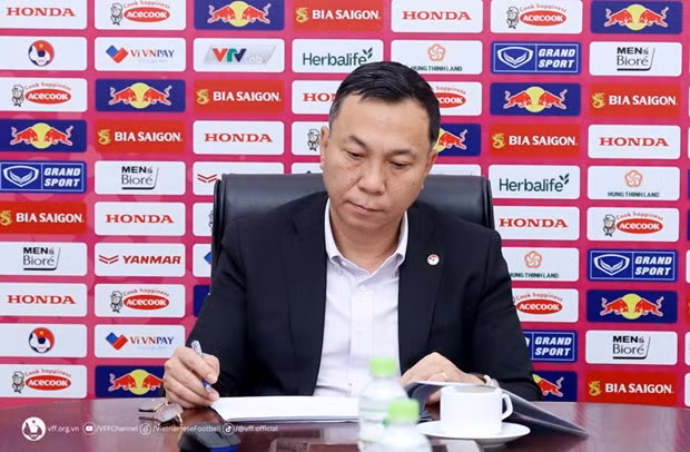 Chủ tịch Liên đoàn Bóng đá Việt Nam (VFF) Trần Quốc Tuấn tham dự cuộc họp với tư cách ủy viên Ban Chấp hành AFC. (Nguồn: VFF)