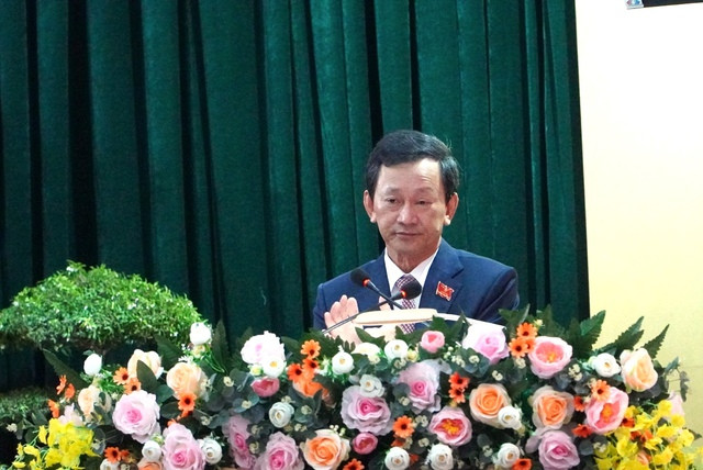 Ông Dương Văn Trang, Chủ tịch HĐND tỉnh Kon Tum, khai mạc kỳ họp Ông Dương Văn Trang, Chủ tịch HĐND tỉnh Kon Tum, khai mạc kỳ họp