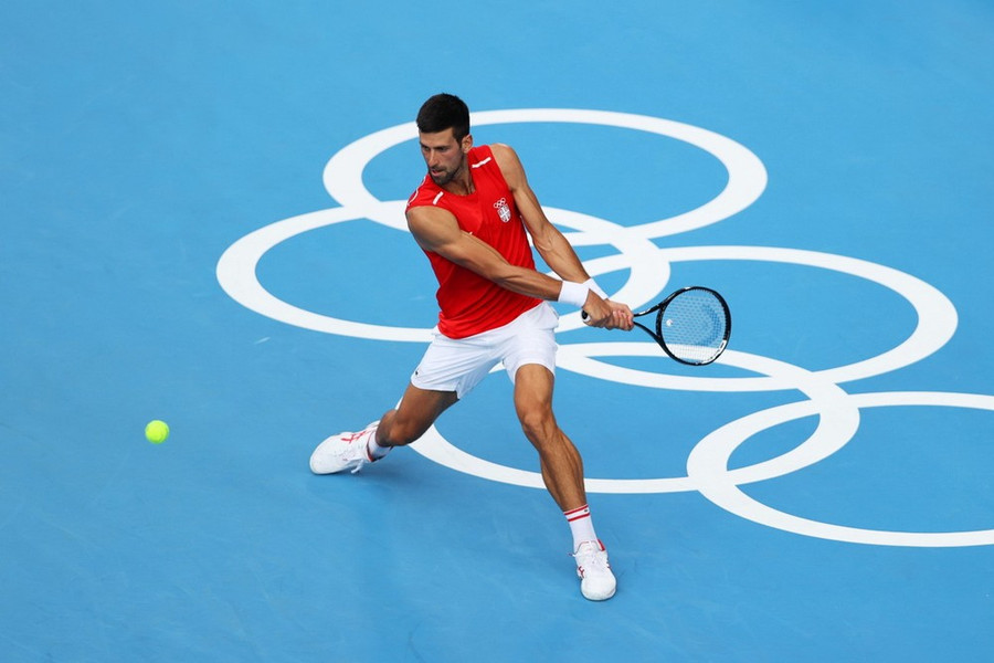 Djokovic liệu có thể giành huy chương Vàng tại Olympic Paris 2024. (Nguồn: Getty Images) Djokovic liệu có thể giành huy chương Vàng tại Olympic Paris 2024. (Nguồn: Getty Images)