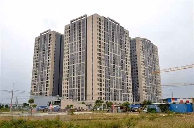 Chung cư nhà ở xã hội tại Đà Nẵng. (Ảnh: Quốc Dũng/TTXVN)