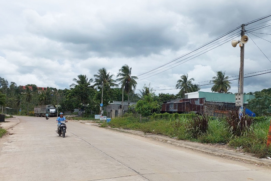 Hệ thống loa truyền thanh trên địa bàn phường Ngô Mây (thị xã An Khê) phát huy hiệu quả. Ảnh: Nguyễn Diệp