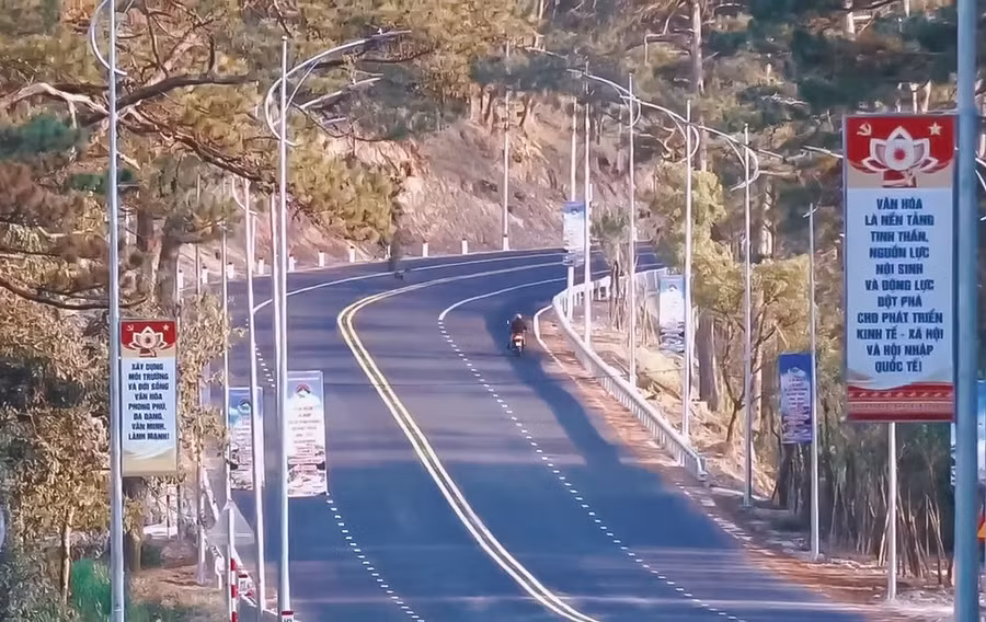 Một đoạn cung đèo Prenn