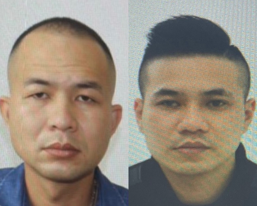 2 nghi phạm Đinh Xuân Sáng (bìa trái) và Nguyễn Xuân Đạt trong vụ án 2 nghi phạm Đinh Xuân Sáng (bìa trái) và Nguyễn Xuân Đạt trong vụ án