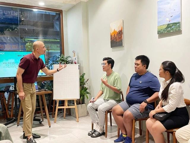 Người trẻ tham gia một lớp học nói.ẢNH: THỤC HIỀN Người trẻ tham gia một lớp học nói.ẢNH: THỤC HIỀN