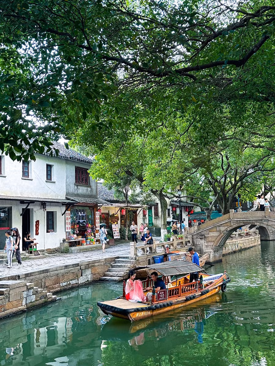 Cổ trấn này rộng khoảng 62km2, với 15 kênh đào len lỏi khắp các góc phố, 49 cây cầu cổ kính bắc qua. Cô sinh viên năm 4 Đại học Trung Nam chia sẻ: "Đồng Lý là một điểm đến nhỏ trong chuyến hành trình du lịch hè này của tôi. Lần đầu xem được video về Đồng Lý trên mạng xã hội, tôi đã cảm nhận đây là cổ trấn đậm chất Giang Nam nhất ở Tô Châu".